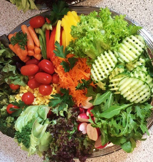 Frische Salate, gesund und lecker